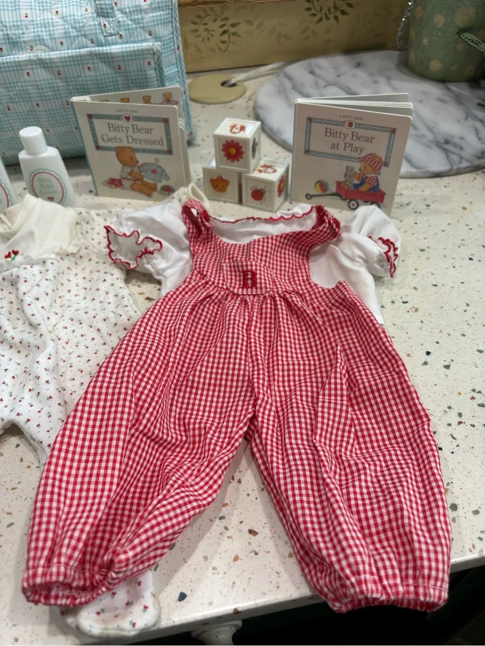 Vintage American Girl Bitty Baby Pleasant Company Diaper Bag Set - Picture 2 of 16